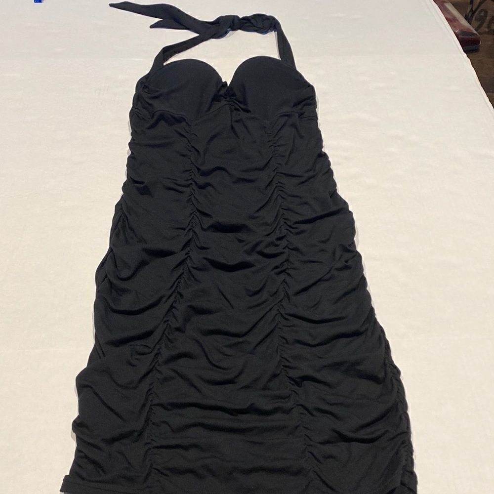 Victoria Secret halter top dress with built in miraculous padded push up bra 34A